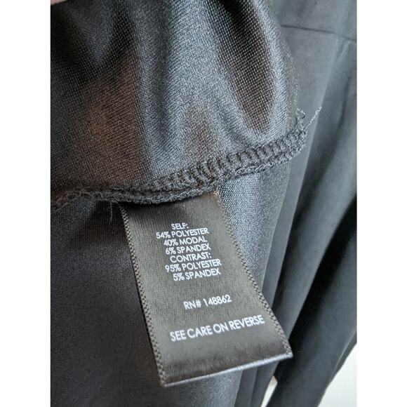 NWT Torrid Black Cupro and Mesh Skater Mini Dress - Picture 7 of 7